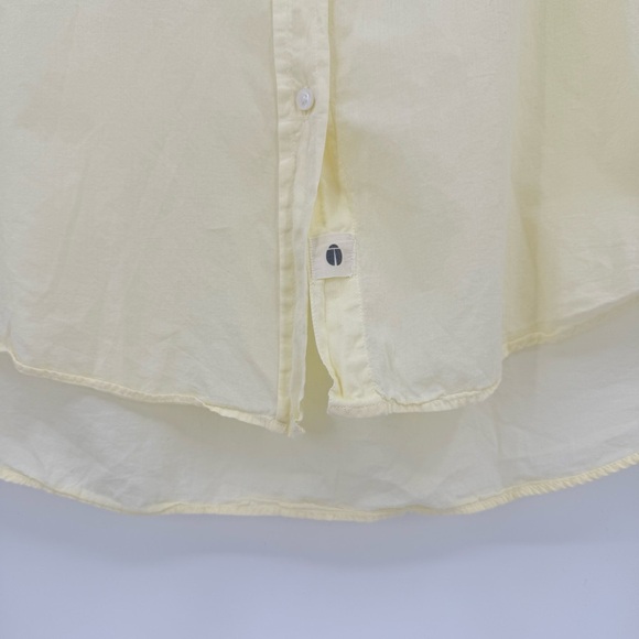Grayson The Hero Button-Up Tissue Cotton Summer Shirt in Butter Yellow M - Picture 11 of 13